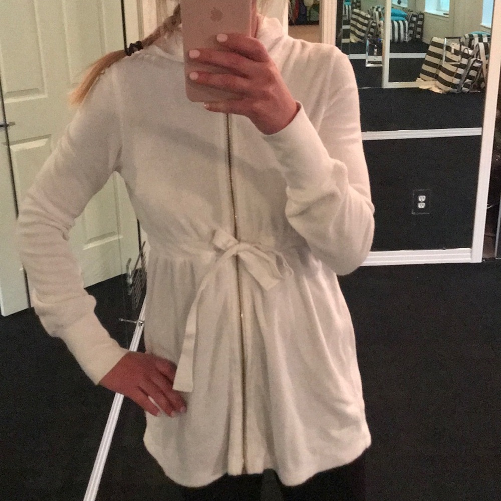 Twisted Heart Terry cloth robe/swim coverup